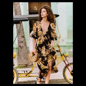 FAITHFUL THE BRAND Oliviera Midi Dress